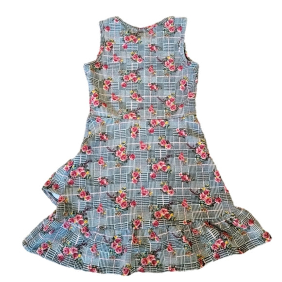 Lily Bleu Sleeveless Floral Dress With Ruffled Hem Size 10 Girl - Picture 5 of 7